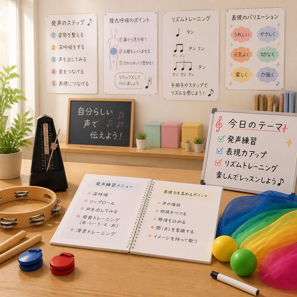 レッスンでの具体的な活動内容