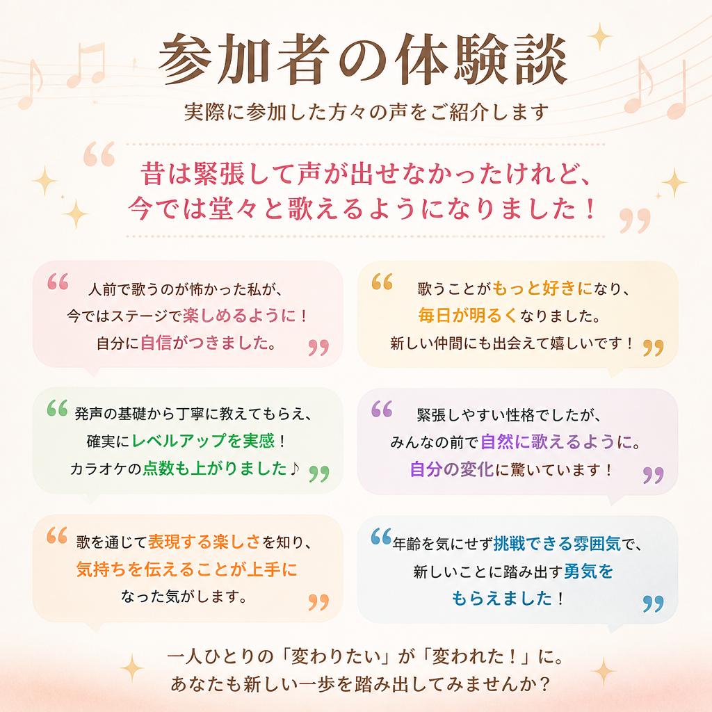 受講者の声（体験談）
